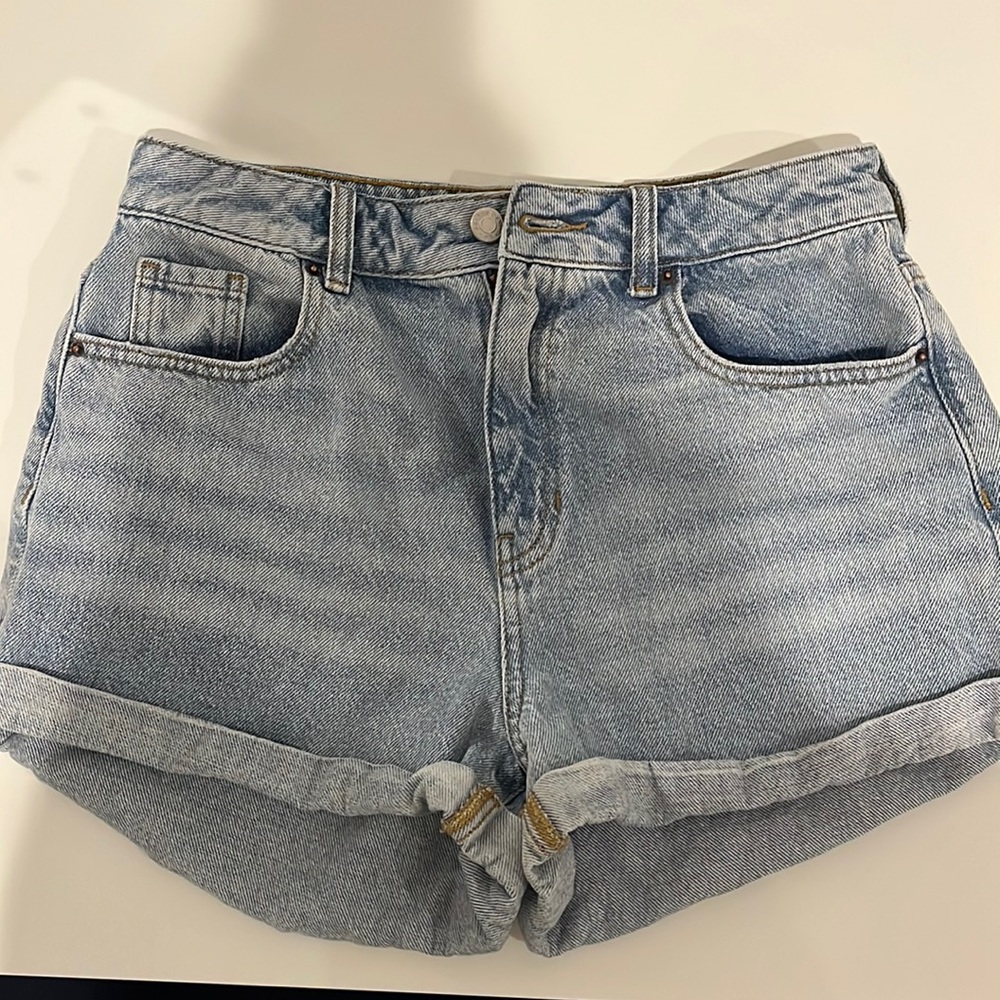 Pacsun denim mom shorts